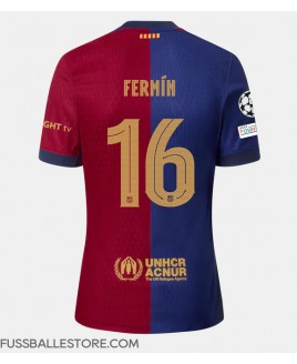 Günstige Barcelona Fermin Lopez #16 Heimtrikot 2024-25 Kurzarm